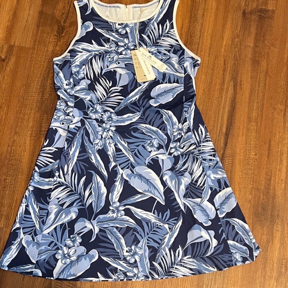 Tommy Bahama Aubrey Gulf Shore Island Zone Dress M - Picture 3 of 3